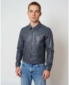 Veste en Cuir Lauritz marine