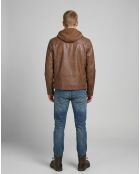 Veste en Cuir Joe cognac