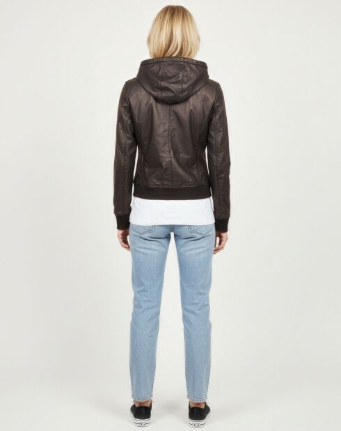 Braune Lederjacke Lola
