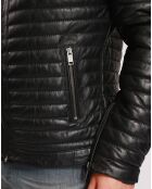 Giacca in pelle Black Lion