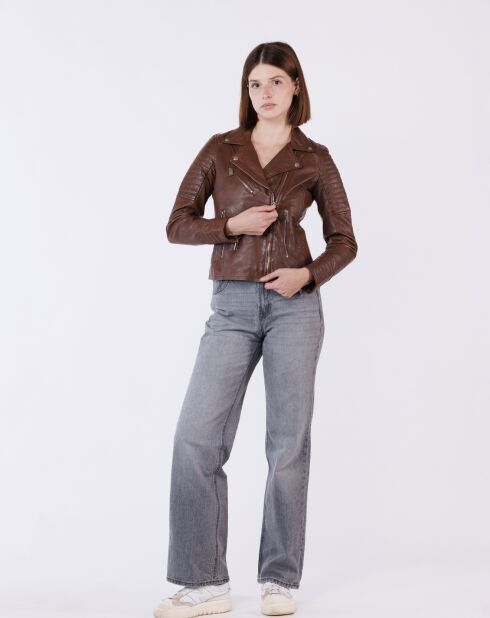 Laurana Cognac leren jack