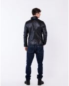 Laval zwarte leren jas