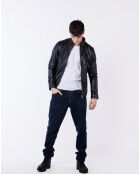 Laval zwarte leren jas