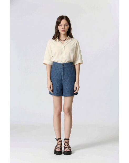 61099020 Camicia crema