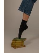 Calzini neri con glitter Lili