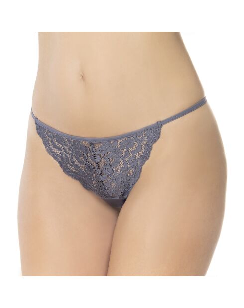 Perizoma in cotone Ella frassino viola