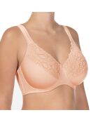 Reggiseno con ferretto Isabel a petali di rosa e coppe distanziatrici