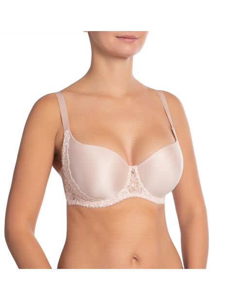 Soutien-gorge à armatures et bonnets spacer Evelen pivoine argentée