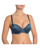 Reggiseno Viktoria con topazio blu dalla forma classica