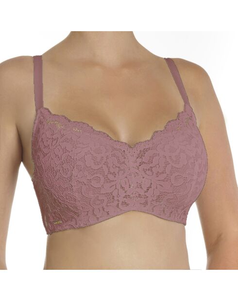 Reggiseno Ella flamant in cotone con ferretto e coppe distanziatrici