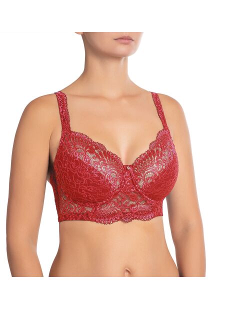 Reggiseno sagomato Viktoria Pomme grenat con ferretto e coppe morbide