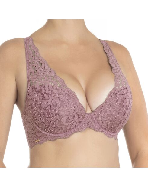 Reggiseno imbottito Ella flamant in cotone con ferretto