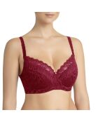 Reggiseno con ferretto semiimbottito rosso Mary-Anna rumba