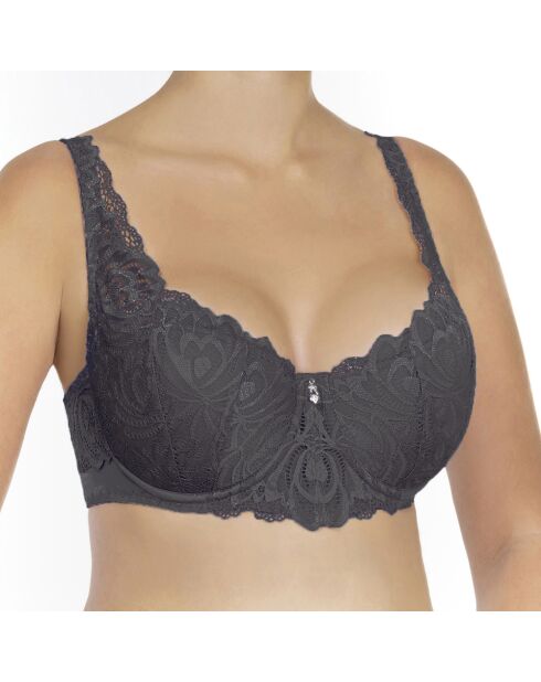 Reggiseno con ferretto imbottito Elizabeth Antracite