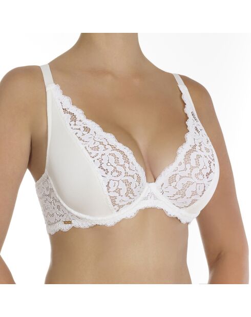 Soutien-gorge à armatures semi-rembourré Cotton Ella ivoire