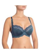 Reggiseno semiimbottito con ferretto in topazio blu Viktoria