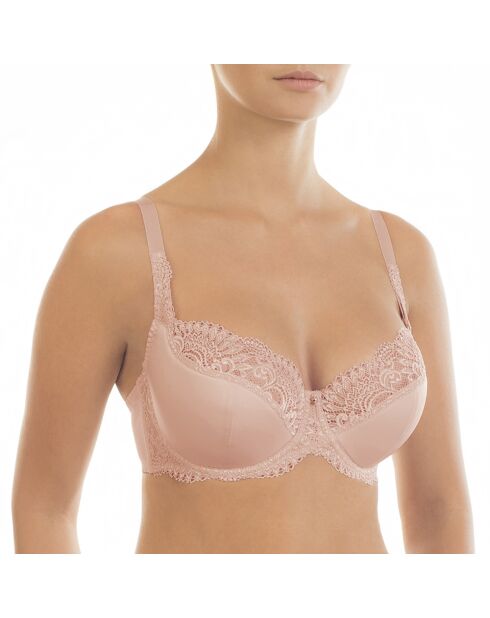 Reggiseno semiimbottito con ferretto Viktoria color pesca