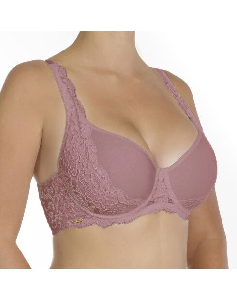 Reggiseno Ella flamant in cotone con ferretto e coppe distanziatrici