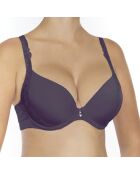 Soutien-gorge push-up à coques rigides Elizabeth confiture de cassis