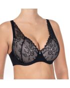 Reggiseno con ferretto nero Valens e coppe sagomate