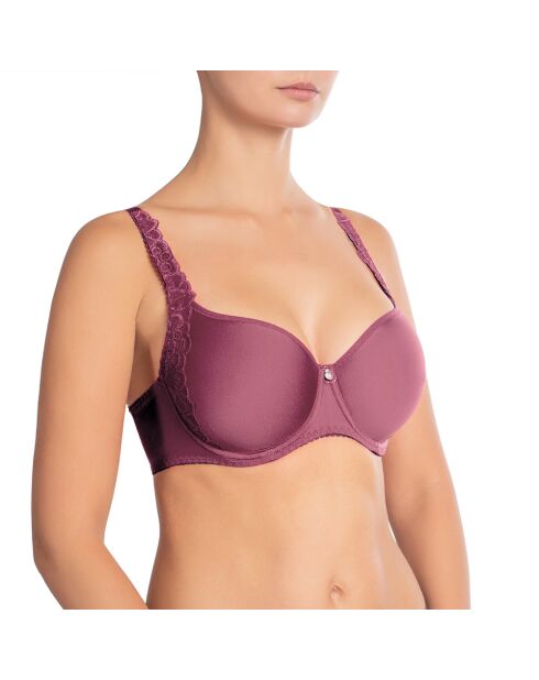 Soutien-gorge à armatures et bonnets spacer Catharina cerise douce