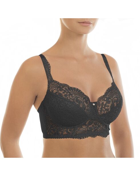 Bustier à bonnets souples avec armatures Viktoria noir
