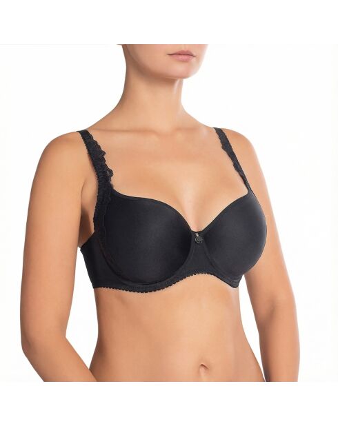 Reggiseno con ferretto in perla nera Catharina e coppe distanziatrici