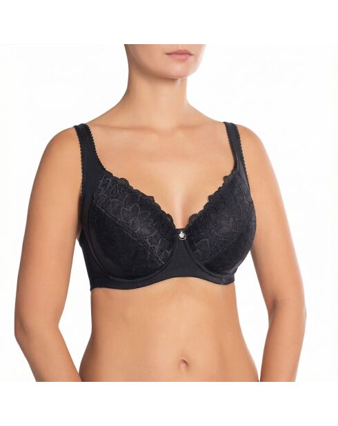 Reggiseno con ferretto semi-imbottito Catharina Black Pearl