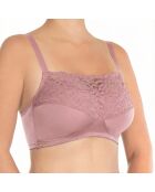 Reggiseno push-up Ella flamant in cotone con ferretto