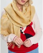 Sciarpa in paglia di grano 100% lino - 50x190 cm