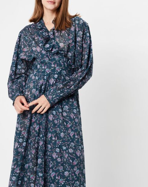 Maelys dunkelgrünes Kleid