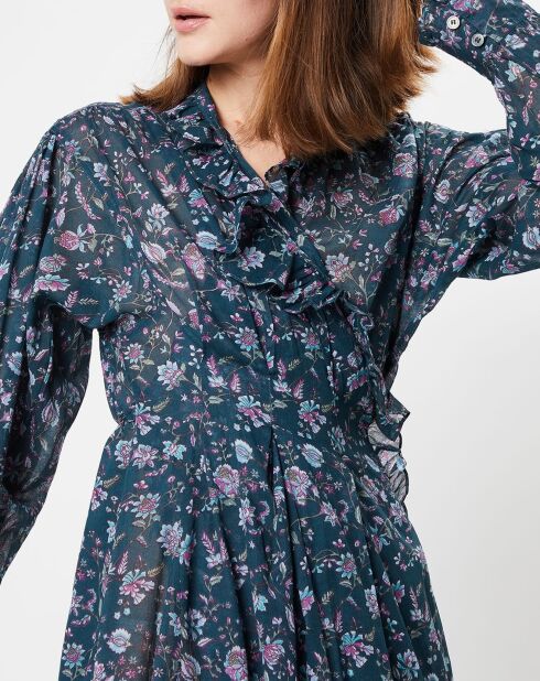 Maelys dunkelgrünes Kleid