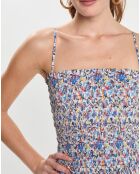 Abito multicolore in cotone biologico Anka-Ga