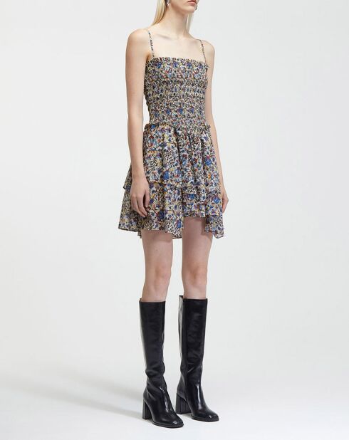 Abito multicolore in cotone biologico Anka-Ga