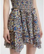 Abito multicolore in cotone biologico Anka-Ga