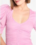 Abito rosa Sireny 100% cotone biologico