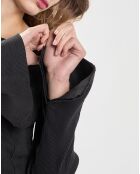 Robe Rib Patchwork noire