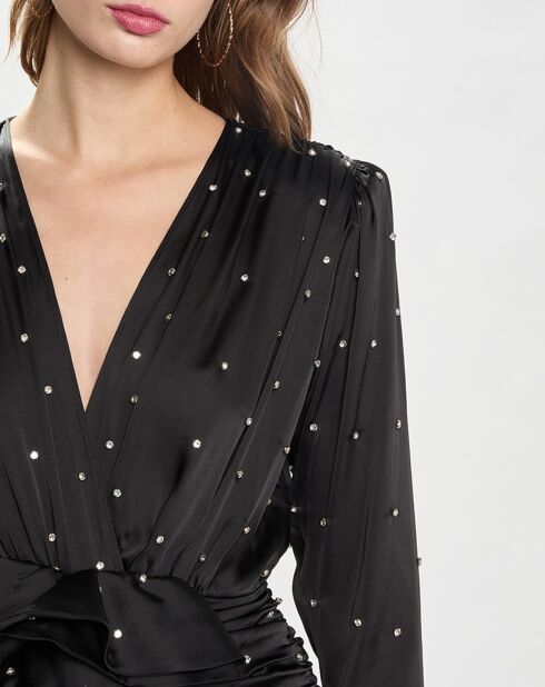 Robe manches longues Bebe noire