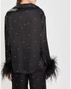 Plumes Lounge schwarzes Hemd