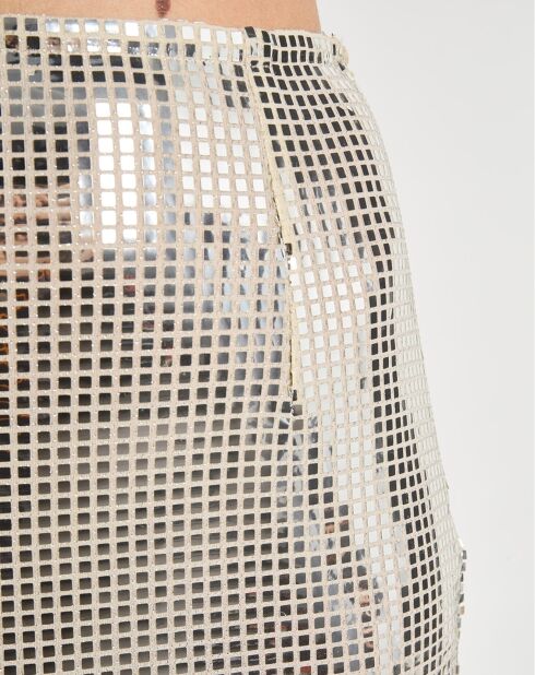 Silberner Strassrock Sirena