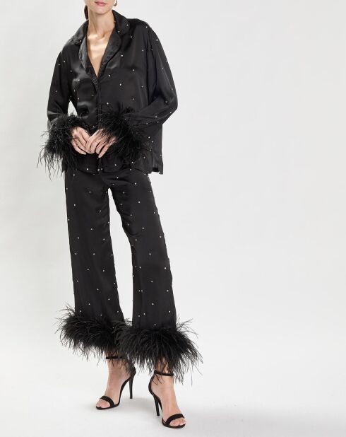Pantalones negros Plumes Lounge
