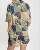 Camisa caqui Louie Patchwork Down