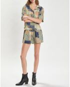 Camisa caqui Louie Patchwork Down