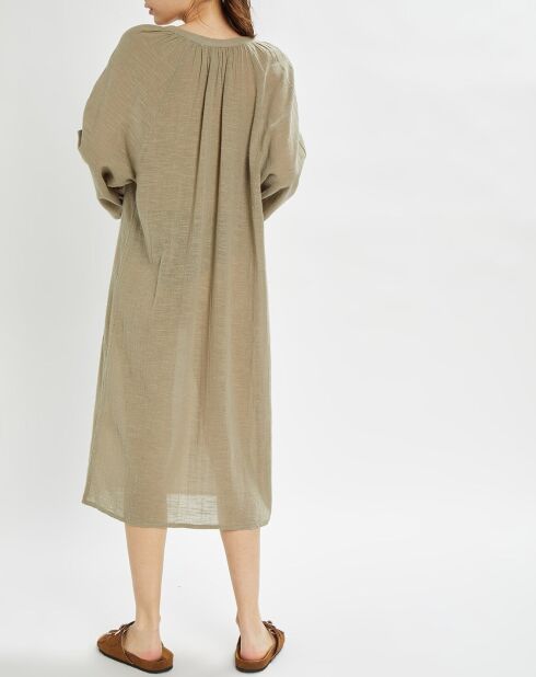 Khaki-Midikleid Osaka