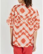 Janis Hemd mit Korallenprint