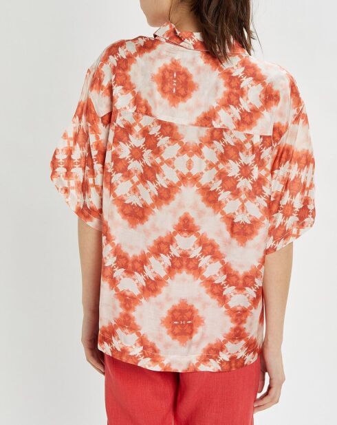 Janis Hemd mit Korallenprint