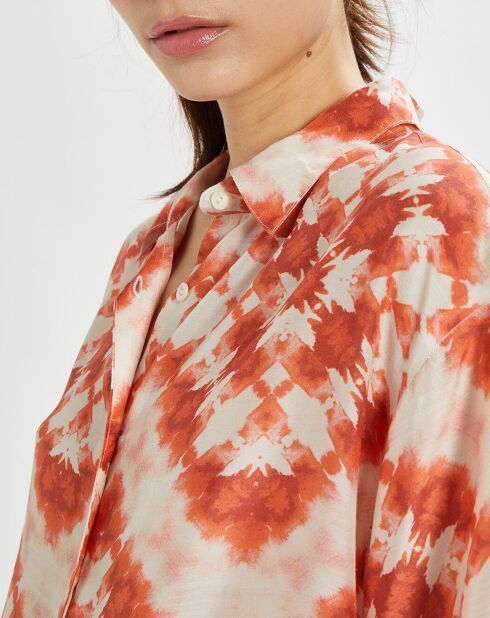 Janis Hemd mit Korallenprint