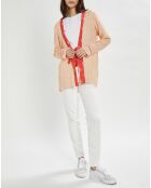 Veste imprimée Okia corail