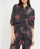 Chemise Priya imprimée anthracite