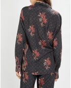 Chemise Priya imprimée anthracite